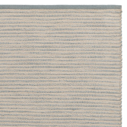 Runner Duburi Green grey & Natural white, 100% Cotton