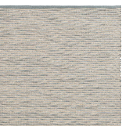 Rug Duburi Green grey & Natural white, 100% Cotton