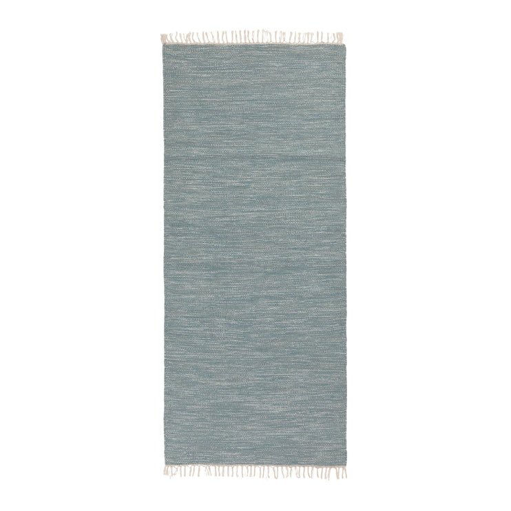 Pugal Runner green grey melange, 100% wool | URBANARA runners
