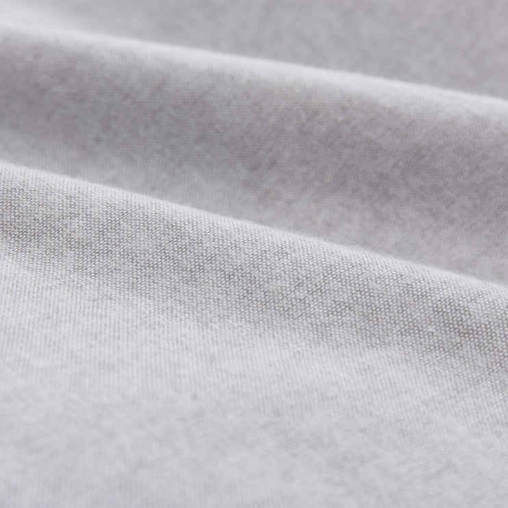 Flanell-Bettwäsche Vilar in Hellgrau aus 100% Bio-Baumwolle | Entdecken Sie unsere schönsten Wohnaccessoires
