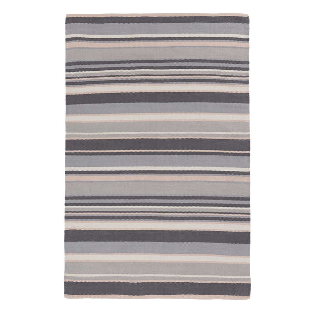 Mandana Rug in dark grey & grey & powder pink | Home & Living inspiration | URBANARA