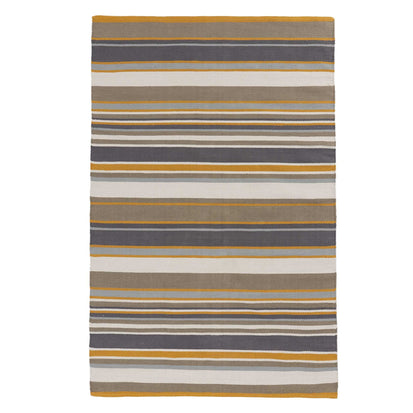 Mandana Rug in dark grey & olive green & mustard | Home & Living inspiration | URBANARA
