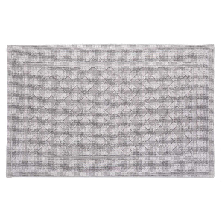 Osuna bath mat, light grey, 100% cotton