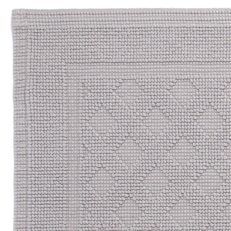 Osuna bath mat, light grey, 100% cotton |High quality homewares