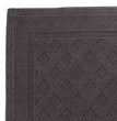 Osuna Bath Mat charcoal, 100% cotton | URBANARA bath mats