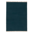 Manu rug in teal, 50% new wool & 50% cotton |Find the perfect wool rugs