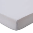 Toulon fitted sheet, light grey, 100% linen