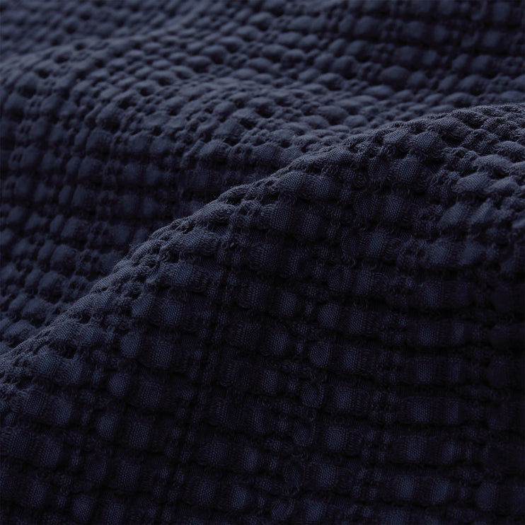 Tagesdecke Anadia, Dunkelblau, 100% Baumwolle | URBANARA Tagesdecken & Überwürfe