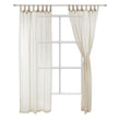 Vorhang Cotopaxi, Beige, 100% Leinen