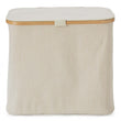 Champa laundry basket, natural & brown, 57% linen & 43% cotton