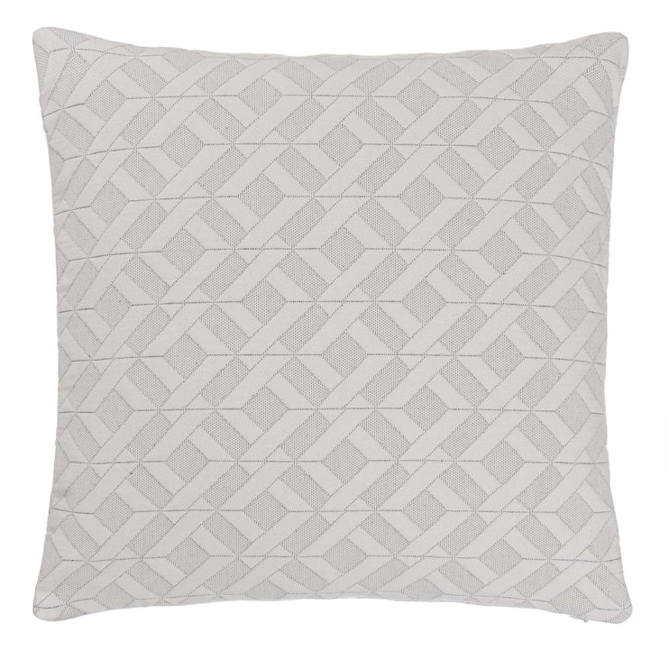 Aldeia quilt, light cream & black, 100% cotton |High quality homewares