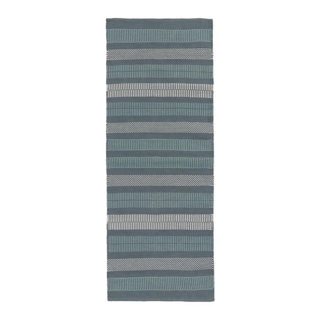 Vandani Runner in green grey & light green grey & off-white | Home & Living inspiration | URBANARA