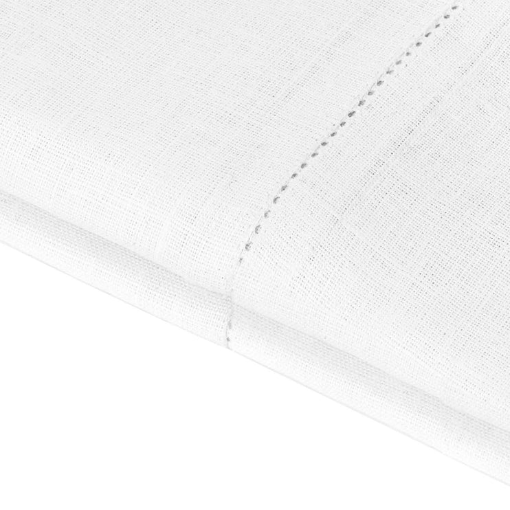 Cavaillon table cloth, white, 100% linen | URBANARA tablecloths