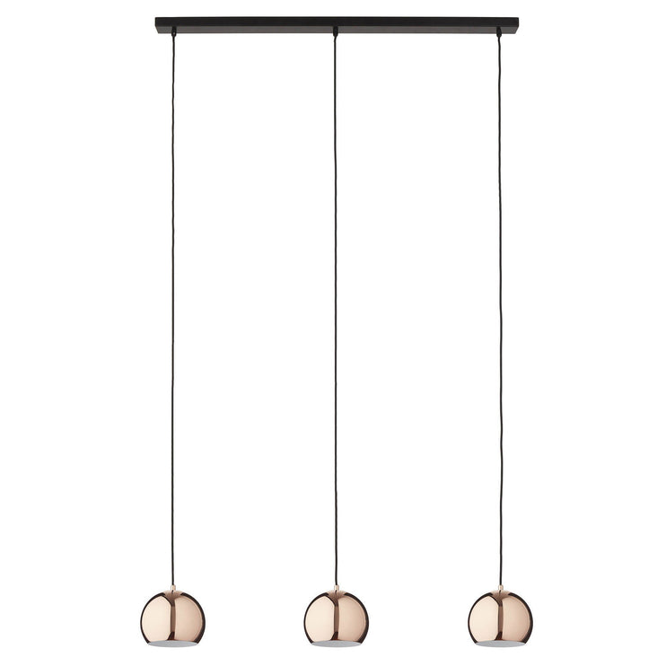 Hängelampe Koge, Kupfer & Schwarz, 100% Edelstahl | URBANARA Pendelleuchten