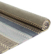 Aonla Rug light green & light yellow & grey, 100% cotton | URBANARA cotton rugs