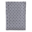 Viana bedspread, blue grey & white, 100% cotton