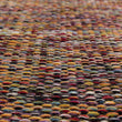 Odis rug in multicolour & black, 87% new wool & 9% cotton & 4% polyester |Find the perfect wool rugs