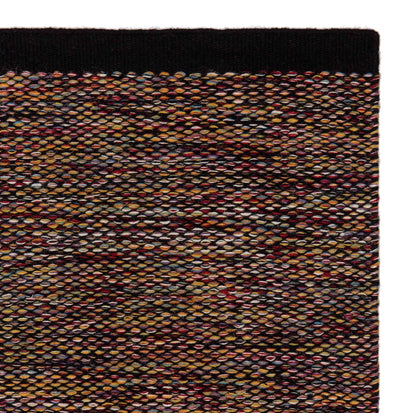 Odis runner, multicolour & black, 87% new wool & 9% cotton & 4% polyester