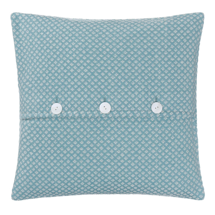 Alashan cushion cover, mint & cream, 100% cashmere wool |High quality homewares