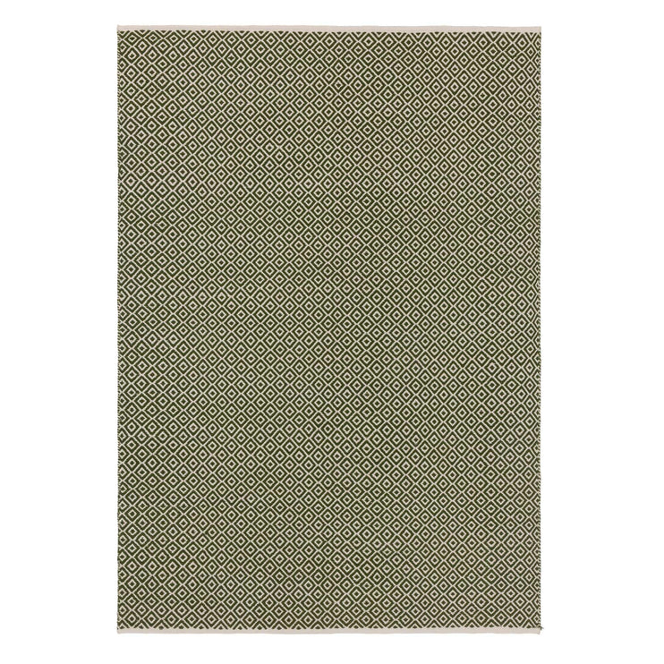 Olive green & Off-white Tenali Teppich | Home & Living inspiration | URBANARA