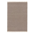 Loni rug, grey & off-white, 100% wool | URBANARA wool rugs