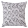 Viana cushion cover, grey & white, 100% cotton