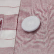 Izeda duvet cover, dark red & white, 100% cotton |High quality homewares