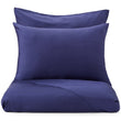 Lucca duvet cover, dark blue, 100% silk