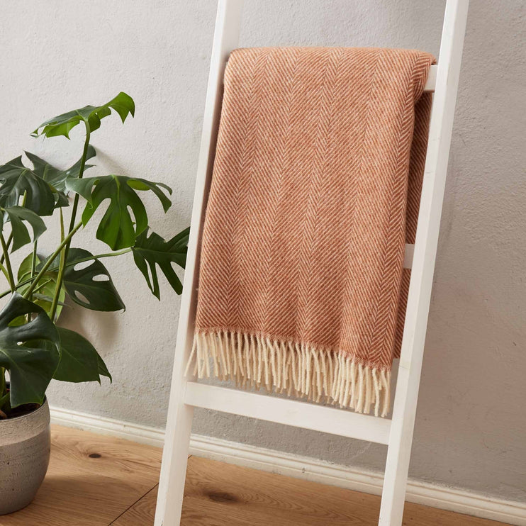 Decke Salantaiin Terrakotta & Creme | Schöne Ideen für Ihr Zuhause | URBANARA