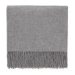 Almora blanket, light grey, 50% cashmere wool & 50% wool
