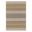 Alto rug, ochre & beige & light brown, 35% wool & 35% cotton & 30% viscose | URBANARA wool rugs