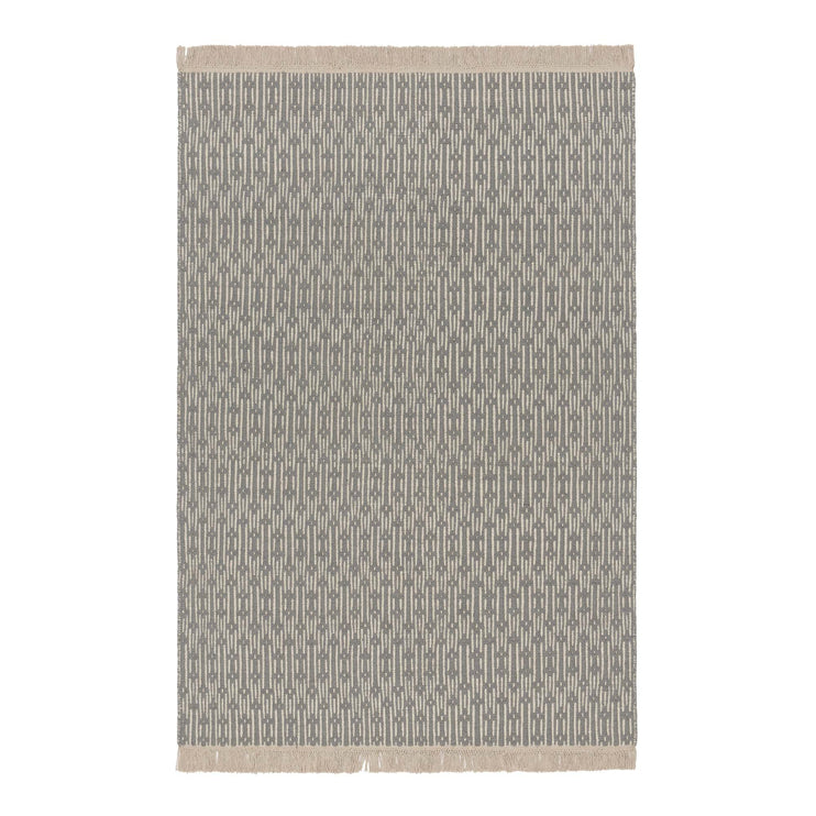 Lumaco rug in grey & off-white, 100% wool |Find the perfect wool rugs