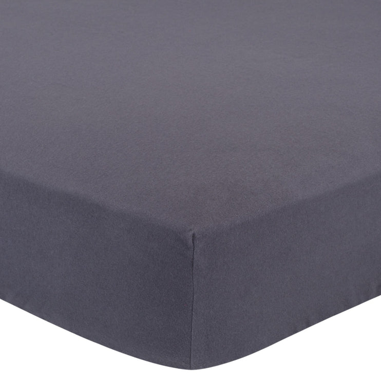 Brelade duvet cover in charcoal & light grey, 100% cotton |Find the perfect flannel bedding