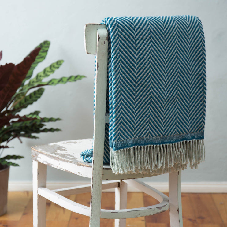 Decke Sallain Petrol & Minzgrün | Schöne Ideen für Ihr Zuhause | URBANARA