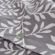 Aneto pillowcase, light grey & white, 100% cotton |High quality homewares