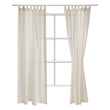 Cuyabeno curtain, cream, 100% linen