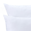 Millau pillowcase, white, 100% cotton | URBANARA sateen bedding