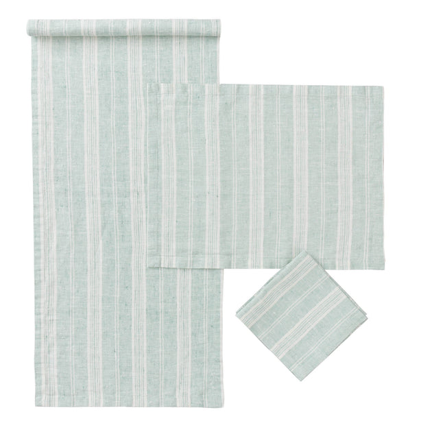 Mint & White Lusis Tischläufer | Home & Living inspiration | URBANARA