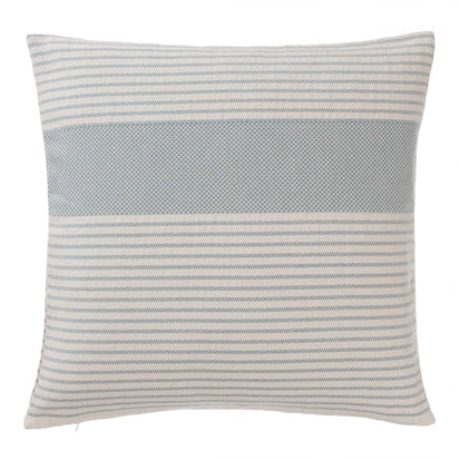 Kadan cushion cover, grey green & cream, 50% linen & 50% cotton