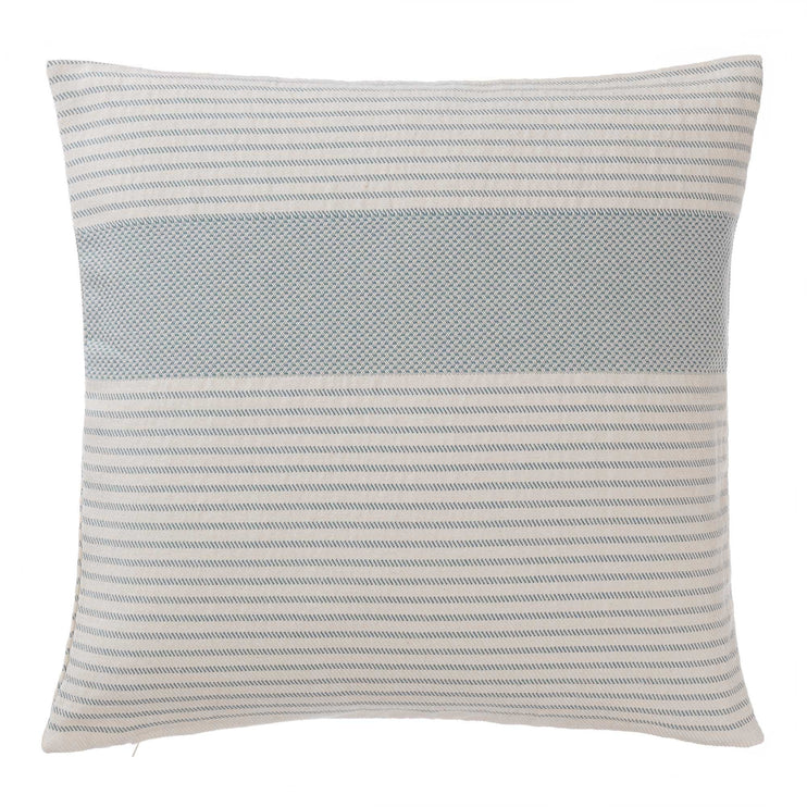 Kadan cushion cover, grey green & cream, 50% linen & 50% cotton
