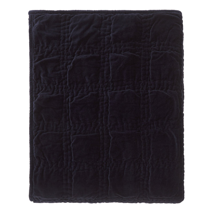 Samana bedspread, dark blue, 100% cotton