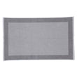 Ventosa bath mat, grey & white, 100% organic cotton