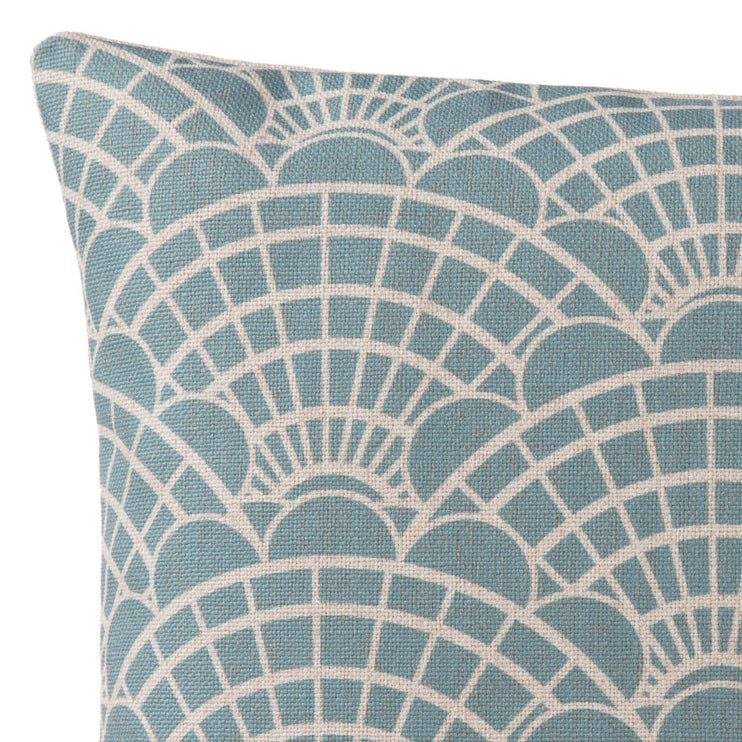 Kissenhülle Lune, Grüngrau & Natur, 100% Leinen | URBANARA Kissenhüllen