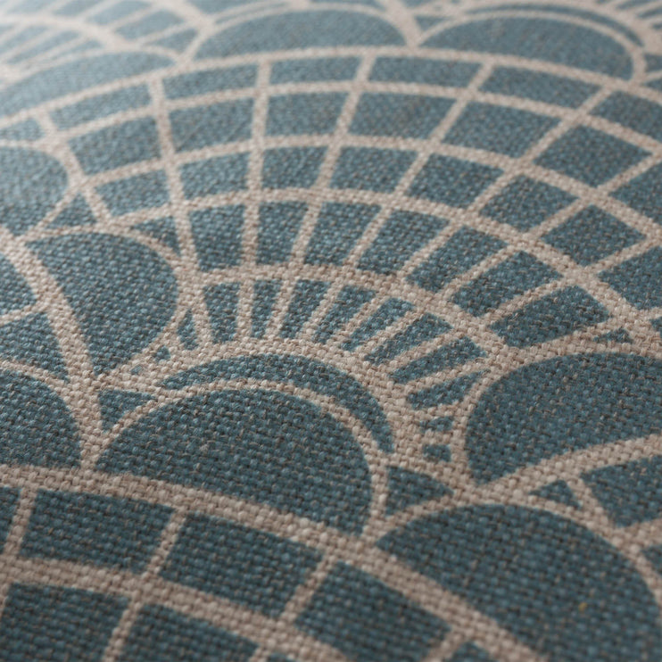 Kissenhülle Lune, Grüngrau & Natur, 100% Leinen | Hochwertige Wohnaccessoires