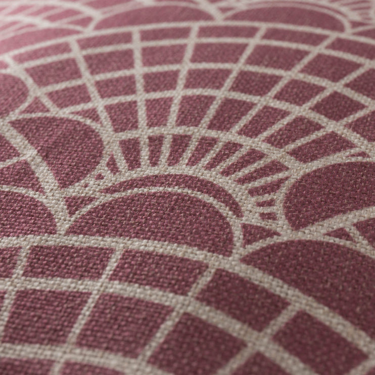 Lune cushion cover, dusty pink & natural, 100% linen |High quality homewares