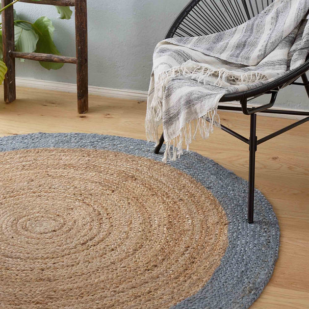 Natural & Light grey blue Nandi Teppich | Home & Living inspiration | URBANARA