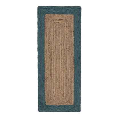 Läufer Nandiin Natur & Petrol | Schöne Ideen für Ihr Zuhause | URBANARA