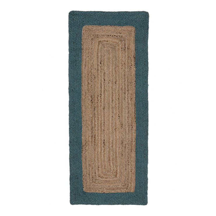 Läufer Nandiin Natur & Petrol | Schöne Ideen für Ihr Zuhause | URBANARA