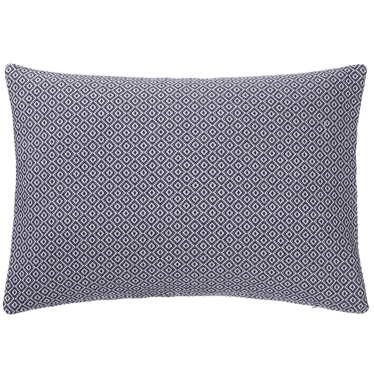 Mondego blanket in dark blue & white, 100% cotton |Find the perfect cotton blankets