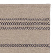 Teppich Kabini, Anthrazit & Beige, 100% Wolle